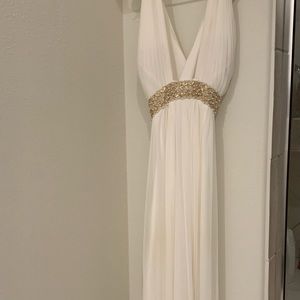 Beautiful white gown